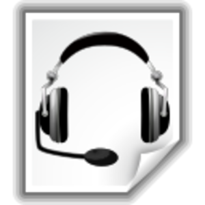 Audio-x-speex+ogg.svg